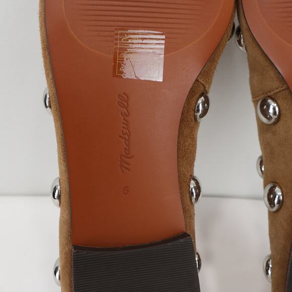 Madewell The Mylie Embellished Ballet Flat Dried Acorn Size 6 NWOB - Picture 8 of 9